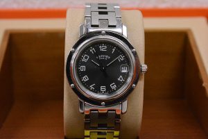 エルメス買取　クリッパー　デイト　レディース時計　高価買取
