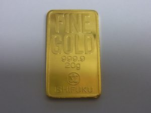 金買取　インゴット　石福金属興業　田中貴金属　三菱　高価買取