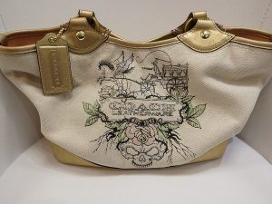 コーチ買取　コレクションバッグ　高価買取　キャンバスバッグ