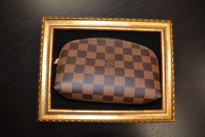 ルイ・ヴィトン買取　ダミエ　N47516　ポシェットコスメティック高価買取大阪神戸