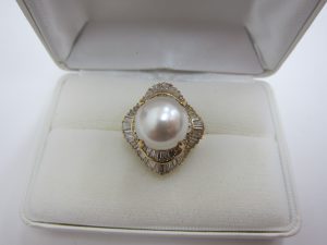 パール＆ダイヤモンドリング・高価買取・大阪神戸・コンクパール・花珠パール・ゴールデンパール・買取