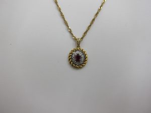 ルビーダイヤネックレス・高価買取・大阪神戸・メレダイヤモンド・小さいルビー買取