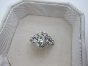 ダイヤモンドリング・高価買取・大阪神戸・レクタングルカット