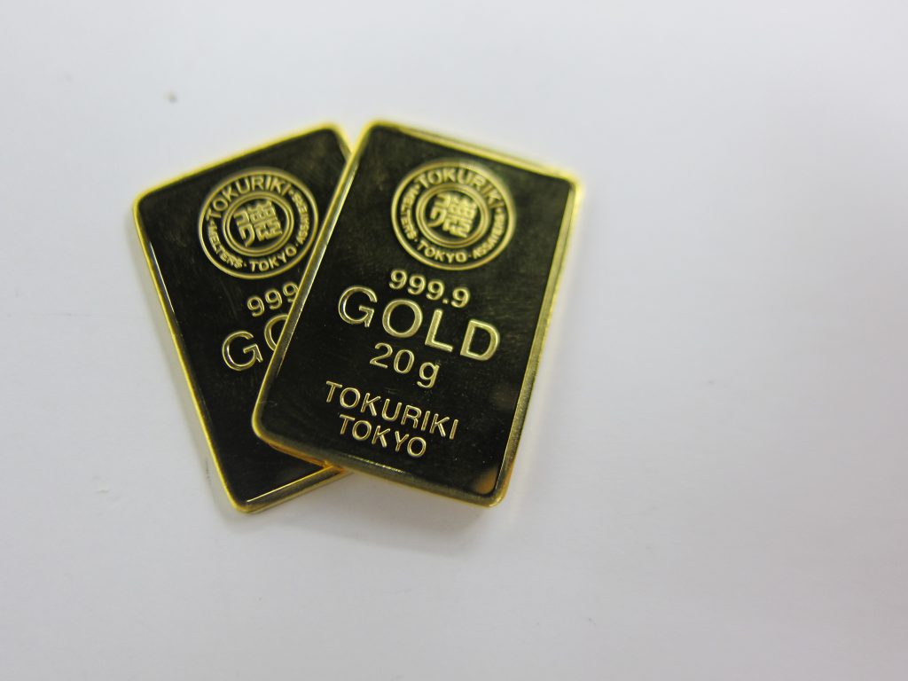 徳力金・インゴット・K24金・高価買取・大阪神戸・純金買取