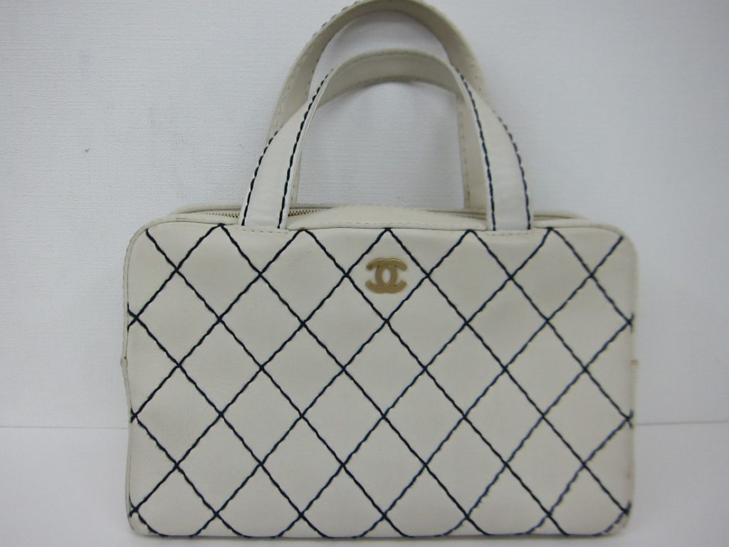 シャネル買取 ワイルドステッチ ボストンバッグ 高価買取 大阪神戸