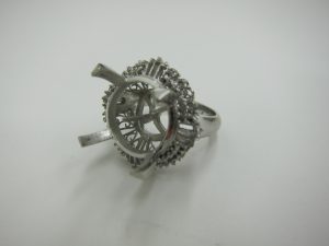 宝石リフォーム後のプラチナリング・買取大阪神戸・宝石指輪・買取