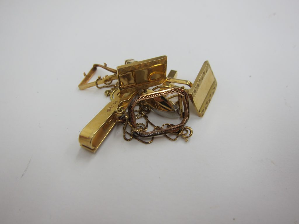 k18・金タイピン・カフス・買取大阪神戸・金アクセサリー高価買取