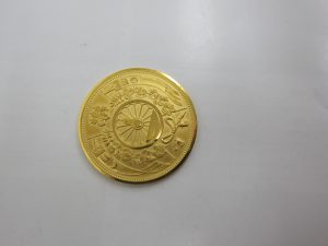 鉄道開業百年記念・記念金貨・k24金買取大阪神戸