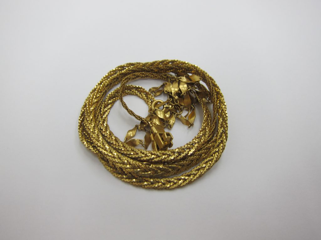 k18金ネックレス買取・大阪神戸・金ジュエリー高価買取