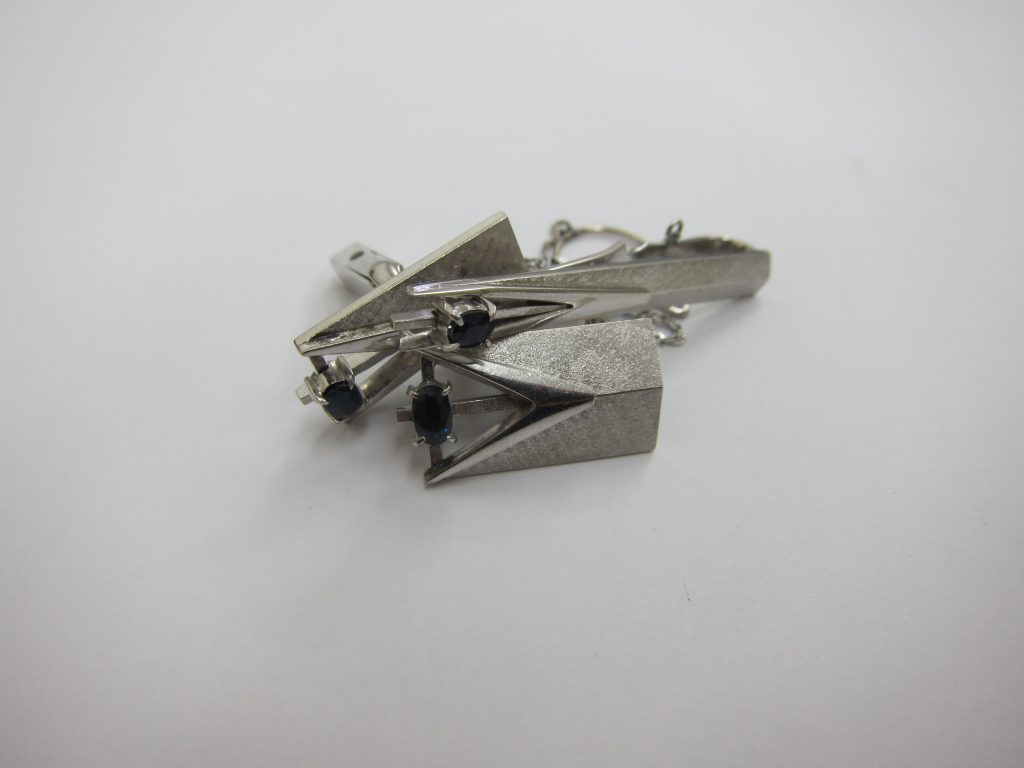 K14WGタイピン・買取・大阪神戸・遺品整理高価買取