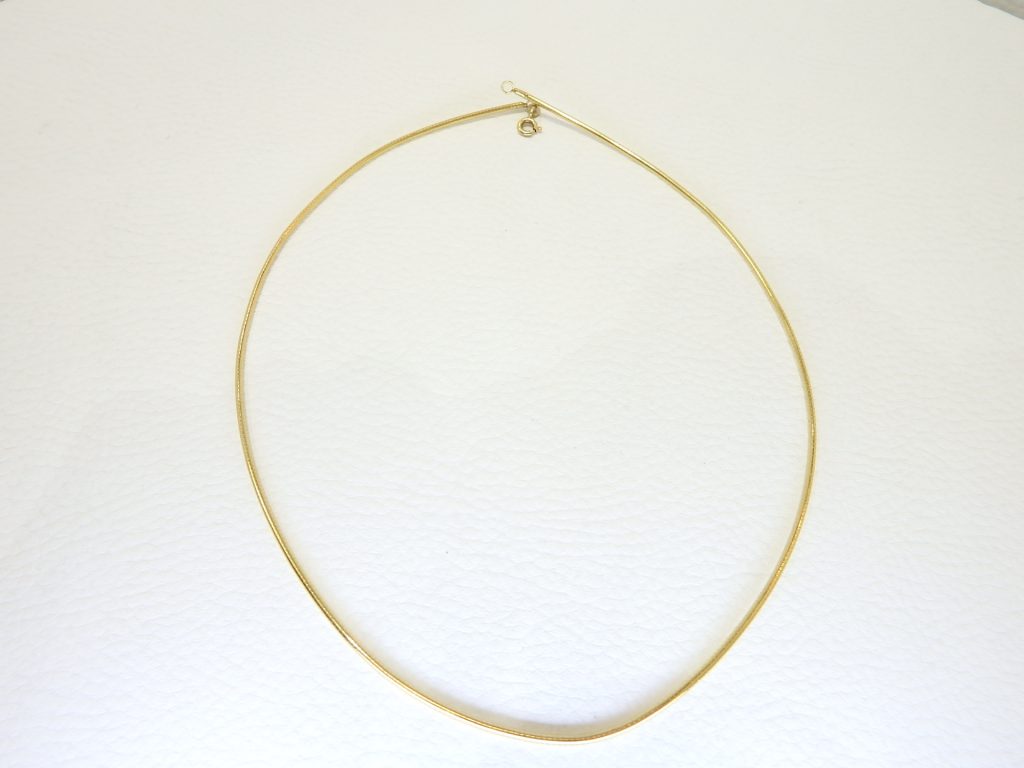 金買取　オメガネックレス買取　Ｋ18金ネックレス高価買取