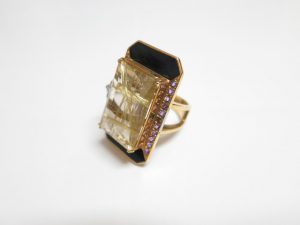 色石ジュエリー 買取 大阪・神戸 作家物デザインリング 高価買取