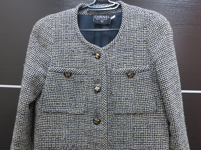 シャネル 洋服 買取 大阪・神戸 ツイードジャケット 高額査定