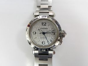 カルティエ パシャC GMT 新型 ブランド時計 宅配買取査定