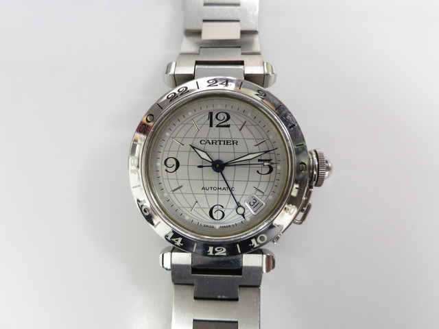 カルティエ パシャC GMT 新型 ブランド時計 宅配買取査定