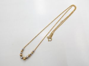 18金＆プラチナ850コンビ ミラーボールネックレス 高価買取