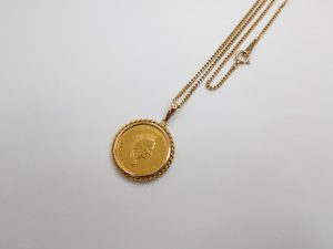 コインネックレス 高価買取 24金・18金 メイプルリーフ金貨