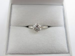 ダイヤモンド 買取 大阪 神戸 1カラット 立て爪リング 高額査定