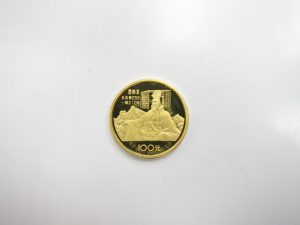 中国金貨 高価買取 大阪・神戸 100元 Ｋ22 記念金貨 買取