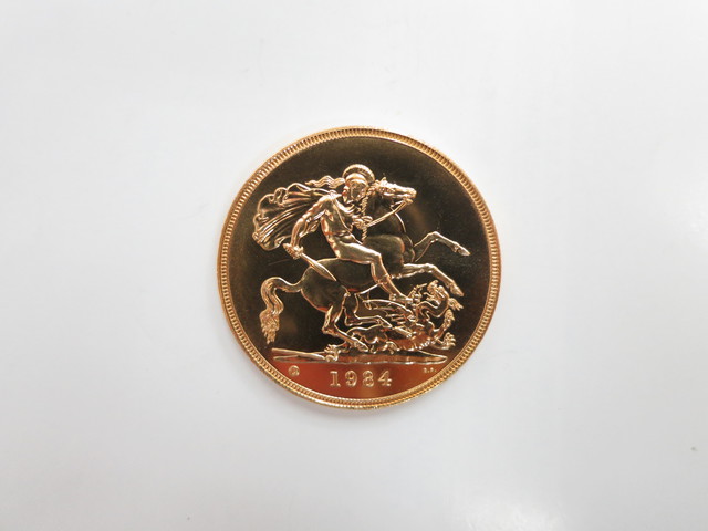 5ポンド金貨 買取 大阪・神戸 K22イギリス金貨 高額査定
