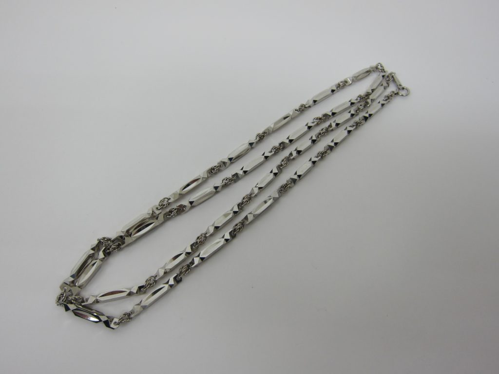 プラチナ買取　プラチナ切子ネックレス高価買取　大阪神戸