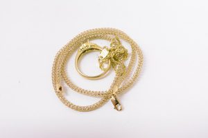 金 買取 大阪神戸 ｋ14金 ネックレス・リング 貴金属　査定