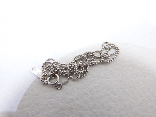 Ｋ18金買取大阪、神戸Ｋ18金ホワイトゴールドネックレス買取査定