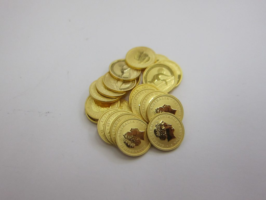 エリザベスコイン・金貨・純金・高価買取・大阪神戸