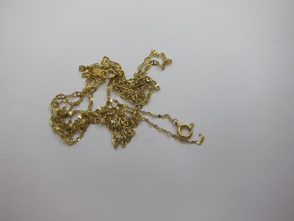 切れたk18金ネックレス・買取大阪神戸・貴金属・ジュエリー買取