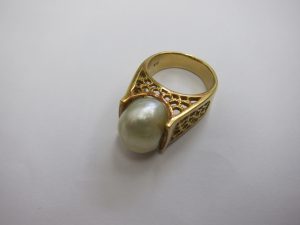 パールk18金リング・高価買取・パールジュエリー大阪神戸買取