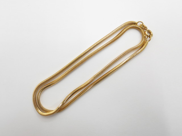 金 買取 大阪 神戸 18金 ネックレス 売却 本日今年の金の最高値を更新