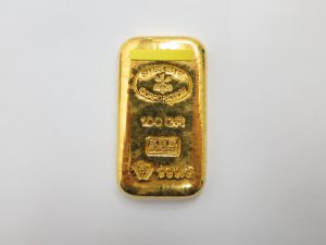金 買取 大阪 神戸 K24 インゴット 100g スイスバンク SBS 999.9
