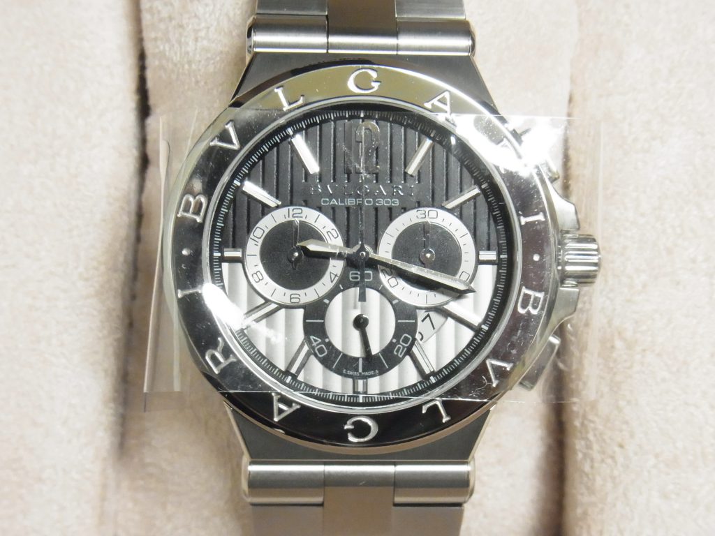 ブルガリ高価買取・ディアゴノ・カリブロ 303 DG42BSSDCH大阪神戸買取