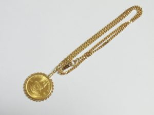 金 買取 大阪 神戸 クルーガーランド金貨 喜平 コインペンダントネックレス