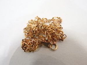 金買取大阪、神戸ｋ18金ネックレス高価買取、750ＹＧ、喜平、切子買取