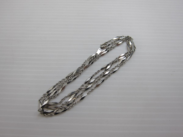 プラチナ買取大阪神戸プラチナ850切子ネックレス高価買取査定