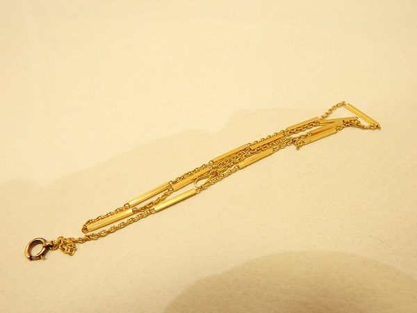 Ｋ18金ネックレス買取大阪、神戸断捨離していて見つけたネックレス買取