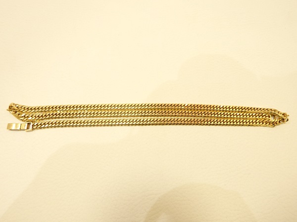 金買取大阪、神戸Ｋ18金喜平ネックレス高価買取査定