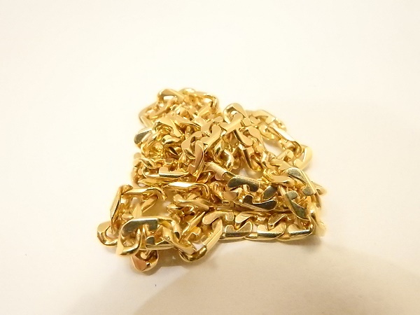 金買取大阪、神戸k18金ネックレス高価買取750YGネックレス