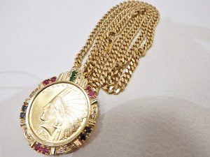 インディアンコイン喜平ネックレス　大阪神戸　高価買取