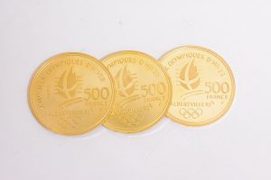 オリンピック記念金貨買取大阪神戸アルベールビル500フラン金貨買取査定梅田