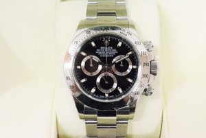 ロレックスコスモグラフデイトナ116520黒文字盤買取大阪神戸