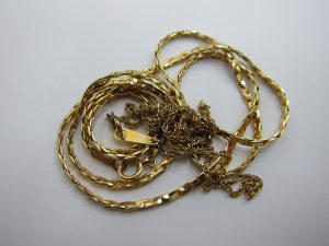 金k18ネックレス 15.9g 買取 金高価買取継続中 大阪神戸