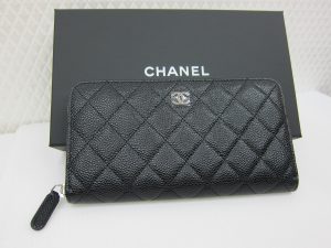 シャネル・ラウンドファスナー 買取 大阪・神戸 財布・キャビアスキン買取