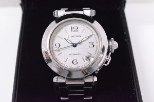 カルティエ買取　パシャＣ　スモールデイト　高価買取　