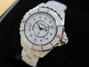 シャネル高価買取・大阪神戸・J12 H1628・ベゼルダイヤ12P買取