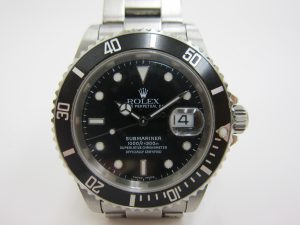 ロレックス高価買取・大阪神戸・サブマリーナデイト16610買取
