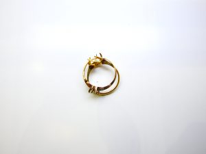 金買取　　Ｋ１８高価買取　使っていないリング　宝飾ジュエリー