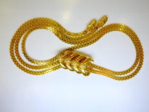 金買取　K18金ネックレス高価買取　　デザインネックレス　大阪兵庫