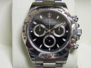 ロレックス買取　デイトナ116520　高価買取　黒文字盤